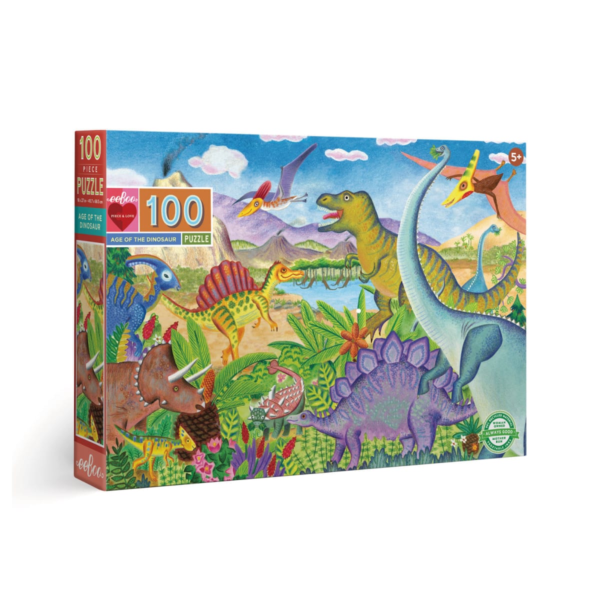 100ピースパズル 恐竜の世界 ボーネルンド オンラインショップ 世界中の知育玩具など あそび道具がたくさん 0歳からのお子様へのプレゼントにも