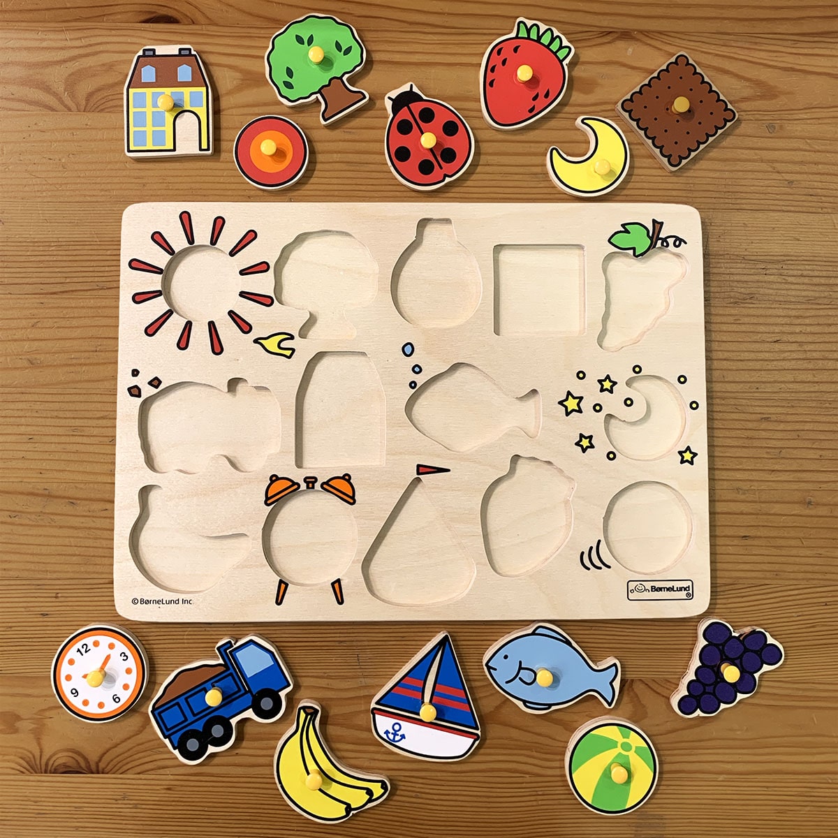 ピックアップパズル バラエティ: ボーネルンド オンラインショップ。世界中の知育玩具など、あそび道具がたくさん。0歳からのお子様へのプレゼントにも。