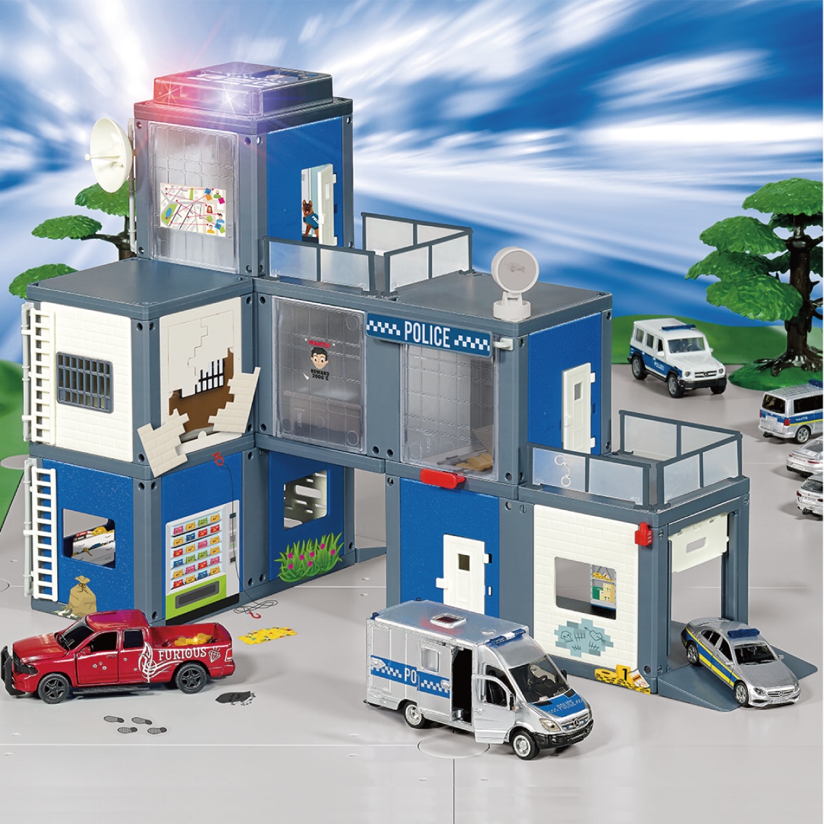 SIKU WORLD 警察署: ボーネルンド オンラインショップ。世界中の知育玩具など、あそび道具がたくさん。0歳からのお子様へのプレゼントにも。