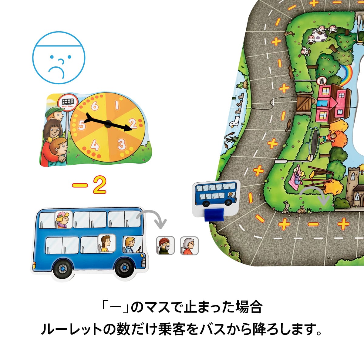 バス・ストップゲーム: ボーネルンド オンラインショップ。世界中の知育玩具など、あそび道具がたくさん。0歳からのお子様へのプレゼントにも。