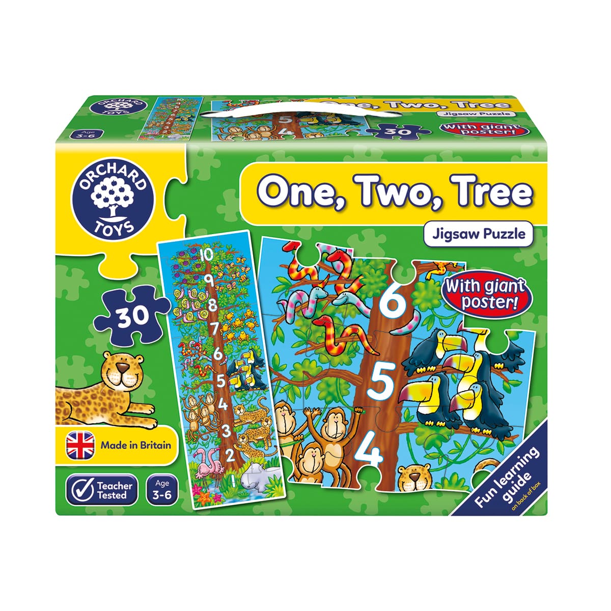 30ピース ワン・ツー・ツリーパズル: ボーネルンド  オンラインショップ。世界中の知育玩具など、あそび道具がたくさん。0歳からのお子様へのプレゼントにも。