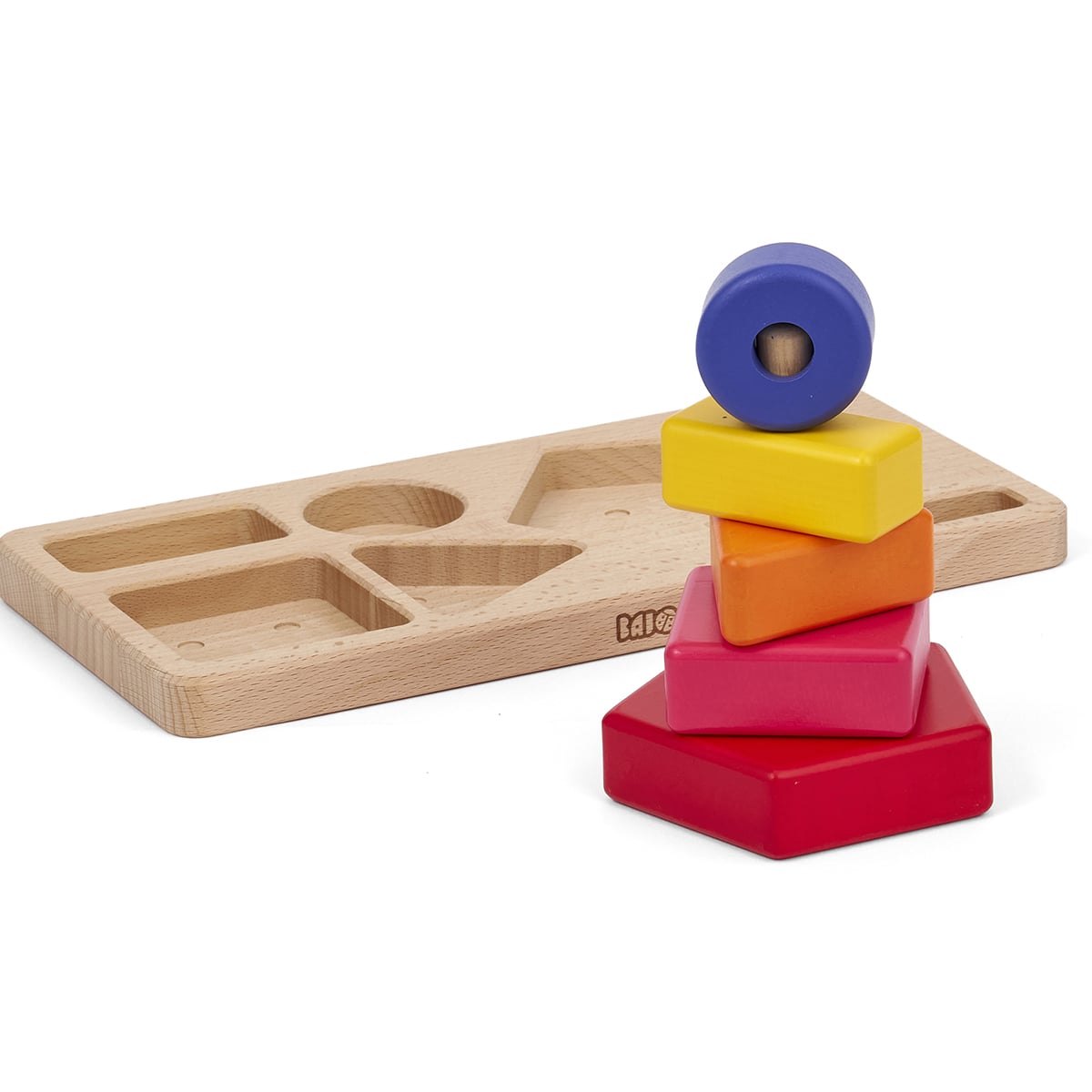 BørneLund 木製知育ブロック4セット done by deer ダンバイディア 木製知育玩具 ブロックセット