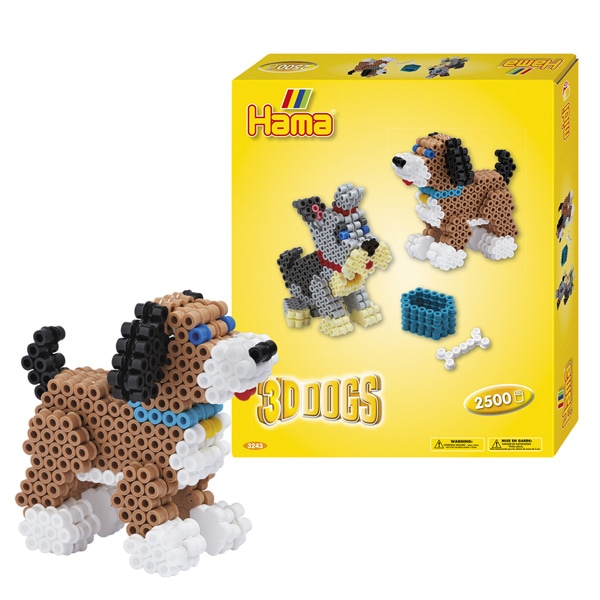 ハマビーズ 3Dセット・2匹のイヌ
