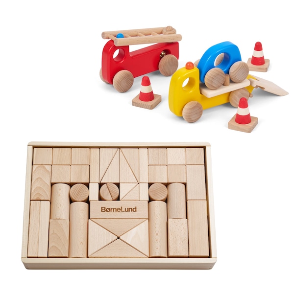 積み木で自分だけの街づくりセット